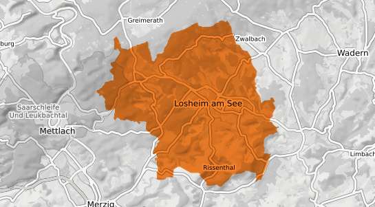 Mietspiegelkarte Losheim am See